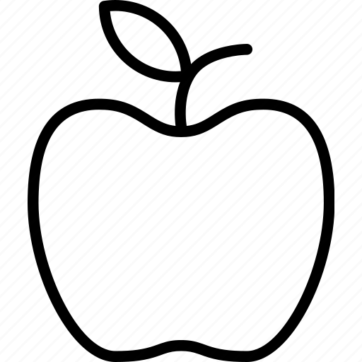 Apple, food, fresh, fruit, leaf, organic icon - Download on Iconfinder