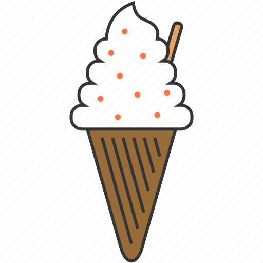 Dessert, icecream, icecream cone, sweet icon - Download on Iconfinder