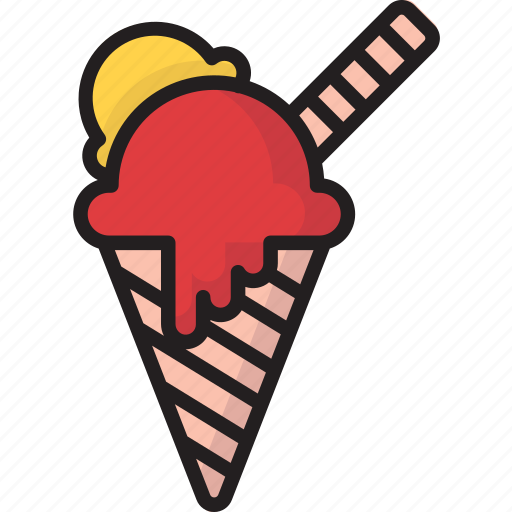 Chips, chocolate, cone, dessert, food, icecream, sweet icon - Download on Iconfinder