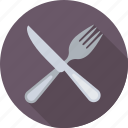 cutlery, dining, fork, knife, restaurant