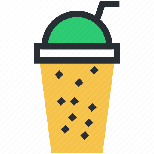 Disposable glass, fruit juice, healthy juice, juice, straw icon - Download on Iconfinder
