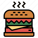 burger, fast, food, junk