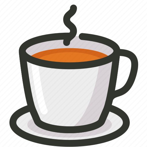 Break, cup, food, hot, saucer, tea icon - Download on Iconfinder