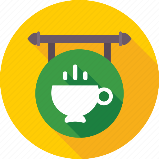 Cafe, coffee house, coffee shop, restaurant, signboard icon - Download on Iconfinder