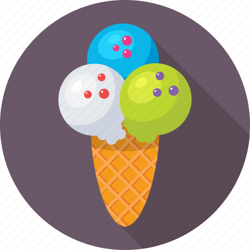 Cone, dessert, frozen, ice cone, ice cream icon - Download on Iconfinder