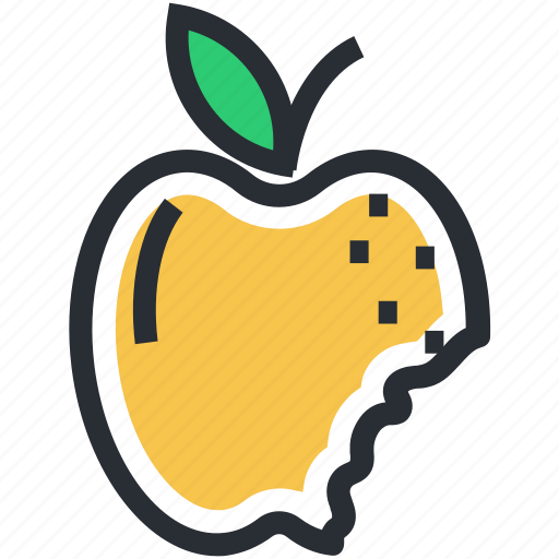Apple with bite, food, fresh food, fruit, healthy diet icon - Download on Iconfinder
