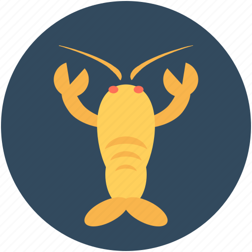 Crawdads, crawfish, freshwater lobster, mudbugs, v crayfish icon - Download on Iconfinder