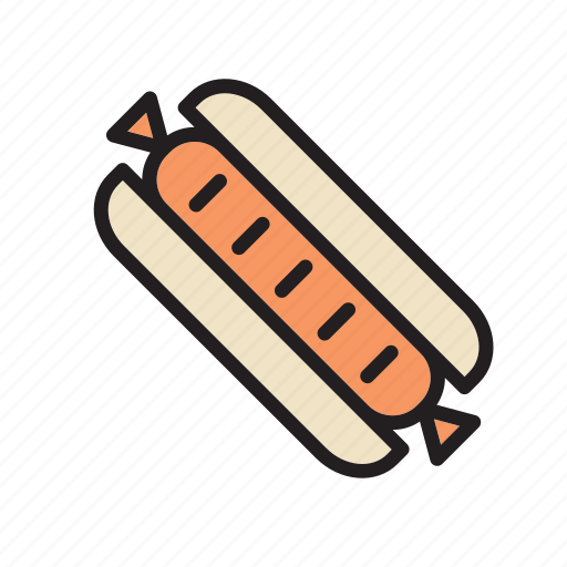 Fast, food, meal, hot dog, sandwich, sausage icon - Download on Iconfinder