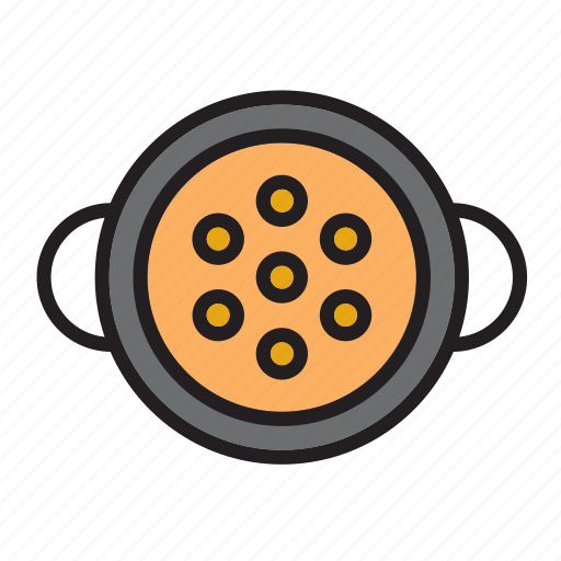 Dish, food, meal, paella, rice, spanish icon - Download on Iconfinder