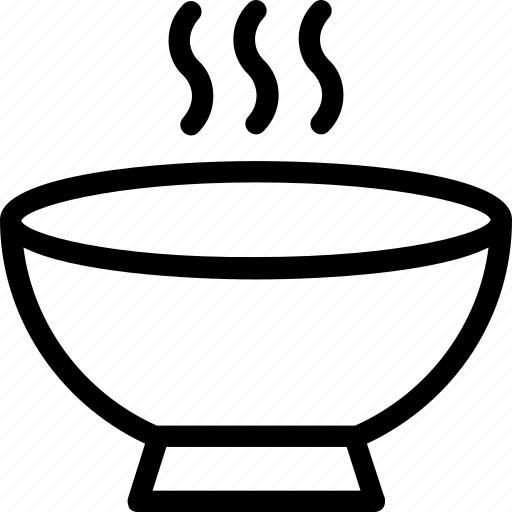 Bowl, hot food, hot soup, meal, soup icon - Download on Iconfinder