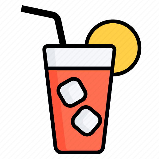 Cocktail, drink, alcohol, fresh, fruit, glass, ice icon - Download on Iconfinder