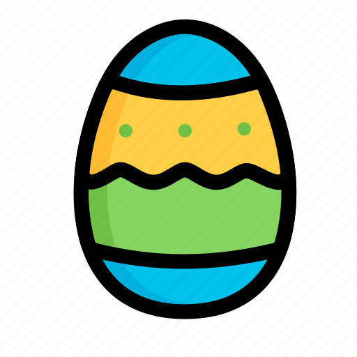 Easter, egg, paschal, celebration, decorated, festival, holiday icon - Download on Iconfinder