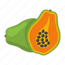 food, papaya, fruit
