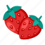 berry, food, strawberry 