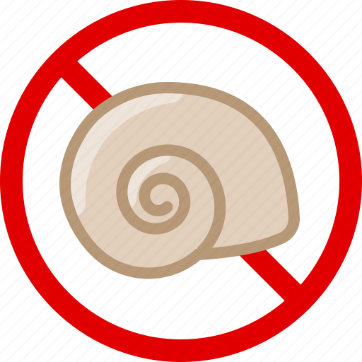 Allergen, allergy, food, gastronomy, shelfish, snail icon - Download on Iconfinder