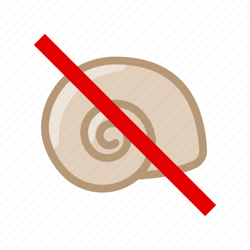 Allergen, allergy, food, gastronomy, mollusk, snail icon - Download on Iconfinder