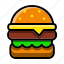 burger, hamburger, fast food, cheeseburger, junk food, restaurant 