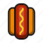 hotdog, fastfood, food, restaurant 