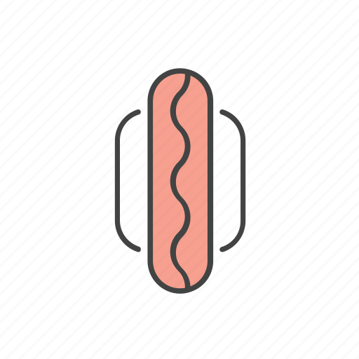 Hot dog, hotdog, sausage icon - Download on Iconfinder