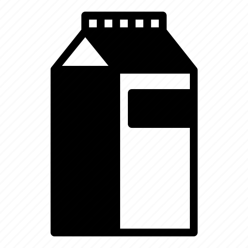 Beverage, box, drink, food, glass, milk icon - Download on Iconfinder