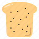 loaf, bread, bread loaf, slice