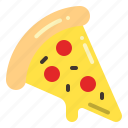 pizza, slice, melt, cheese