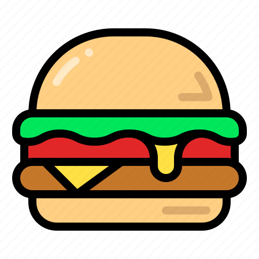 Burger, hamburger, fast food, cheeseburger icon - Download on Iconfinder