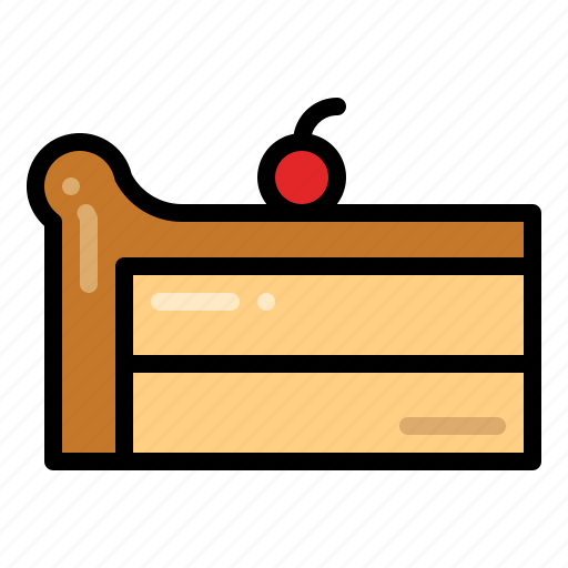 Cake, piece of cake, chocolate cake, piece icon - Download on Iconfinder