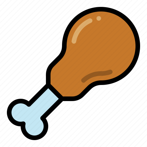Chicken, chicken drumstick, leg, drumstick icon - Download on Iconfinder