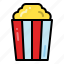 popcorn, cinema, movies, snack 