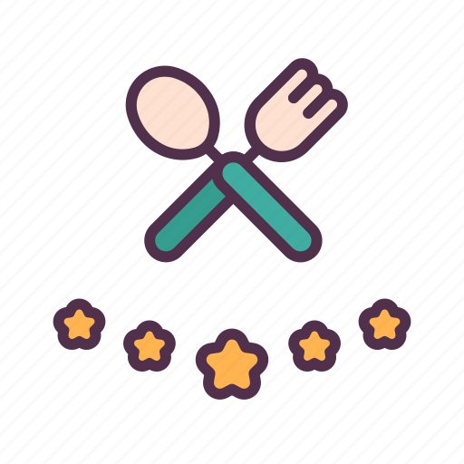 Cooking, feedback, food, meal, rating, restaurant, stars icon - Download on Iconfinder
