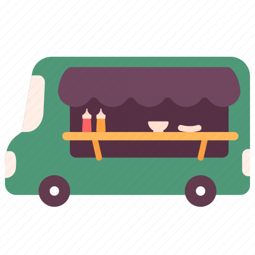 Cooking, dinner, food, meal, restaurant, street, truck icon - Download on Iconfinder
