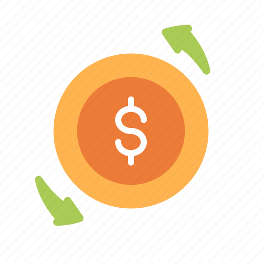 Change, coin, dollar, exchange, money, refund icon - Download on Iconfinder