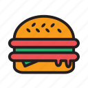burger, fast food, food, hamburger, junk food