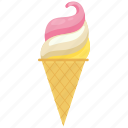 cone, cone ice cream, dessert, ice cream