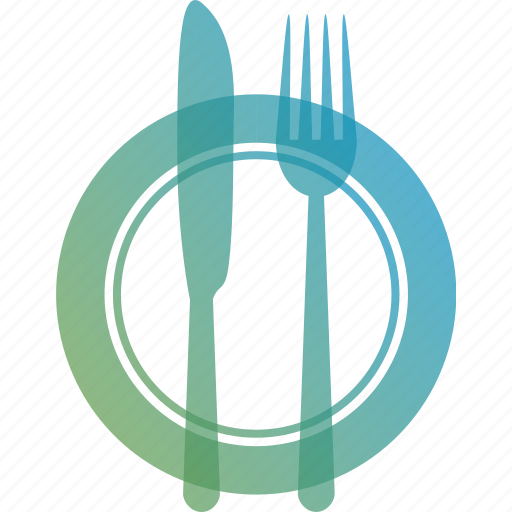 Food, restaurant, cutlery, knife, fork, plate, dinner icon - Download on Iconfinder
