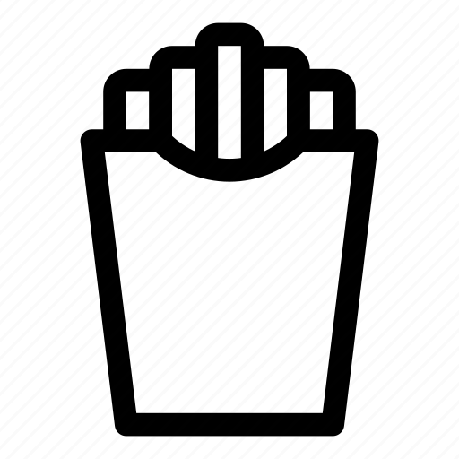 Fast food, food, french, fries, salt icon - Download on Iconfinder