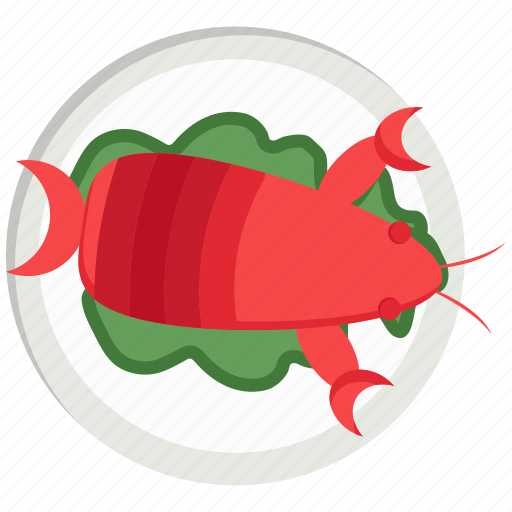 Food, kitchen, lobster, plate, restaurant, sea food icon - Download on Iconfinder