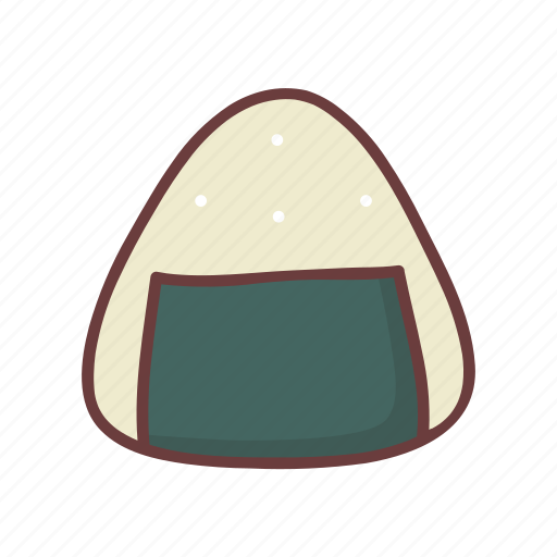 Asian, food, japanese, meal, onigiri, rice, seaweed icon - Download on Iconfinder