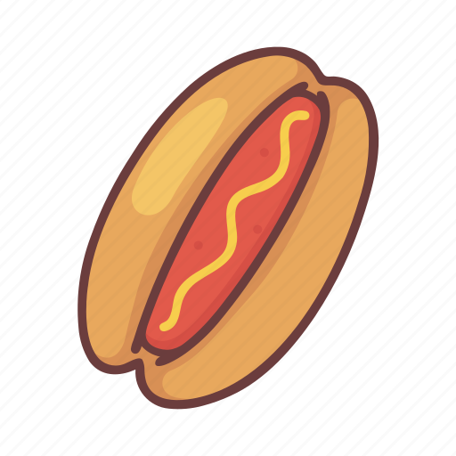 Bread, breakfast, fastfood, food, hotdog, restaurant, sausage icon - Download on Iconfinder