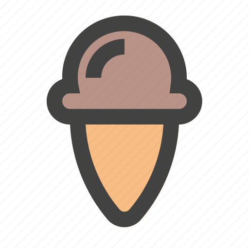 Beverages, cold, cone, cream, drink, food, ice icon - Download on Iconfinder