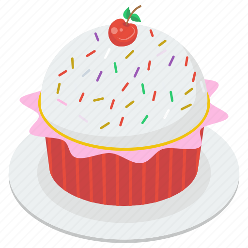 Bakery food, cupcake, dessert, fairy cake, muffin, sweet cupcake food icon - Download on Iconfinder