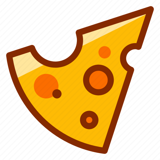 Breakfast, cheddar, chees, cheese, dairy, slice, snack icon - Download on Iconfinder