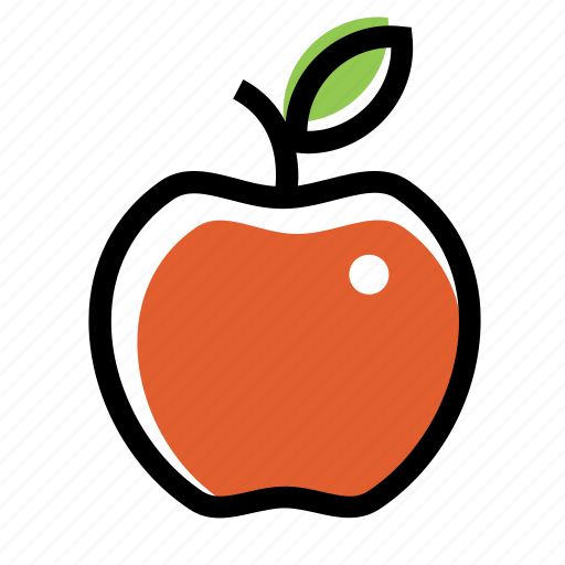 Apple, color, food, fruit, red icon - Download on Iconfinder