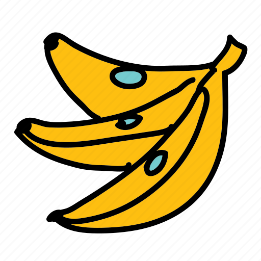 Bananas, food, fruit, healthy, taste icon - Download on Iconfinder