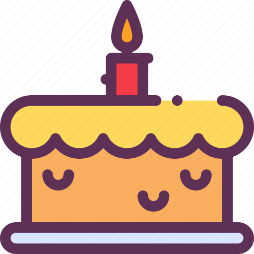 Birthday, cake, candle, pie icon - Download on Iconfinder