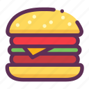 bread, fastfood, hamburger 