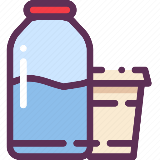 Bottle, glass, liquid, milk icon - Download on Iconfinder