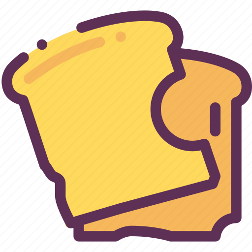 Bread, breakfast, food, toasts icon - Download on Iconfinder