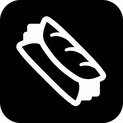 Bread, cooking, food, meal, sandwich, wrap icon - Download on Iconfinder